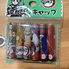 鬼滅の刃ステッカー、えんぴつキャップの画像