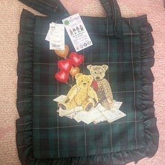 kutir テディベアトートバッグの画像
