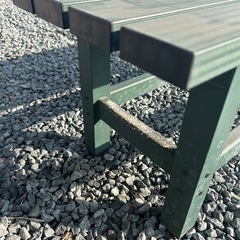 ガーデンアルミベンチ　幅120cmの画像