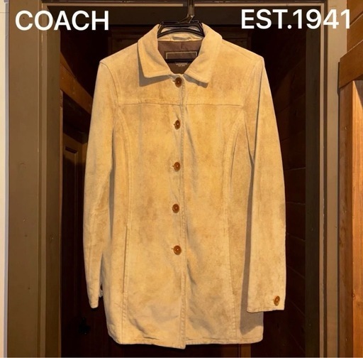 COACH レザーコート