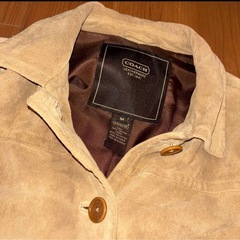 COACH レザーコートの画像