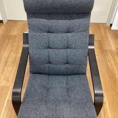 一人用リラックスチェア【町田市再生家具】252626の画像