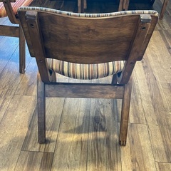 アンティーク中古　椅子(茶色)1脚　※2脚ありますの画像