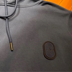 コーチ　COACH ショルダーラインロゴ　パーカー　ブルー プルオーバー　XS 170/92Aの画像