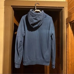 コーチ　COACH ショルダーラインロゴ　パーカー　ブルー プルオーバー　XS 170/92Aの画像