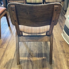アンティーク中古　椅子(茶色)1脚　※2脚ありますの画像