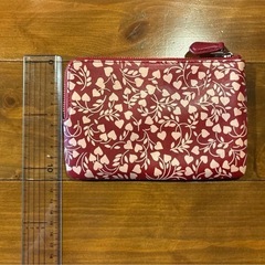 COACH コーチ ハート柄 ポーチ の画像