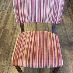 アンティーク　椅子6脚セット　(赤1.緑1.茶色4)の画像