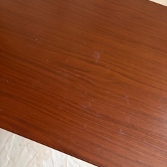 パソコンデスク90x45x72アンティーク金具に取り替え済ブラウンusedの画像