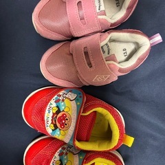 13センチ　靴　女の子　アンパンマンの画像