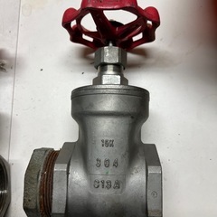 KITZ製ステンレス鋼製 10K ねじ込み形ゲートバルブ【2個SET】の画像