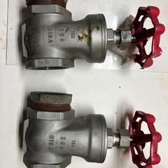 KITZ製ステンレス鋼製 10K ねじ込み形ゲートバルブ【2個SET】の画像