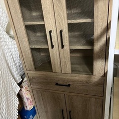 12/15で締切　食器棚　お譲りします！の画像