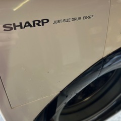 洗濯機　SHARP 2021年製の画像