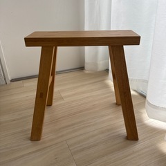 無印良品　ベンチ　小　オーク材の画像