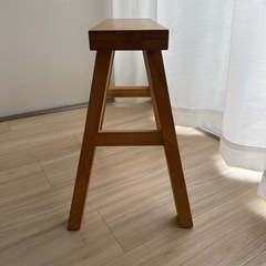 無印良品　ベンチ　小　オーク材の画像