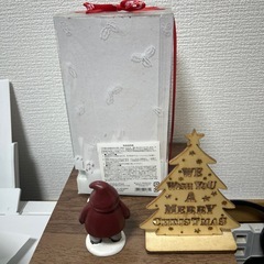 🎄 クリスマス雑貨セット（ツリー&サンタ&木製オーナメント） の画像