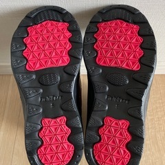 未使用品 防水性 キルティングスノーブーツ ケベック ネイビー／Sの画像