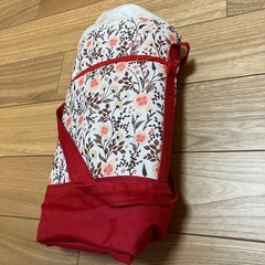 買い物　保冷バッグ 大きいサイズ カゴに入るサイズ　花柄 エコバッグの画像