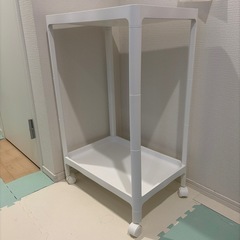 ニトリ ランドリーラック カナスタ 2段(ホワイト)の画像