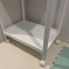 ニトリ ランドリーラック カナスタ 2段(ホワイト)の画像