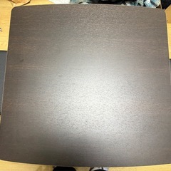 こたつ ナチュラル リバーシブル天板 75×75の画像