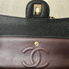 CHANEL シャネル マトラッセ25 チェーンショルダーバッグ キャビアスキンの画像