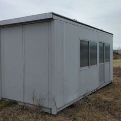 中古 ユニットハウス コンテナ4坪 引取限定の画像