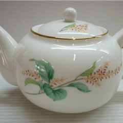 ☆▲第一陶園　和光園　湯呑　湯のみ　湯飲　５客揃　美品　水引草　ポット茶器　急須　茶器　食器　和食器　f　の画像