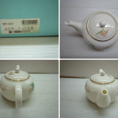 ☆▲第一陶園　和光園　湯呑　湯のみ　湯飲　５客揃　美品　水引草　ポット茶器　急須　茶器　食器　和食器　f　の画像