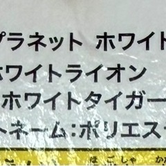 未使用ぬいぐるみ シャクレルプラネット ホワイトの画像