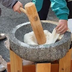 【新品】石臼、お売りします。【餅つき】【エクステリア】の画像