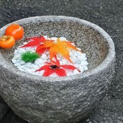 【新品】石臼、お売りします。【餅つき】【エクステリア】の画像