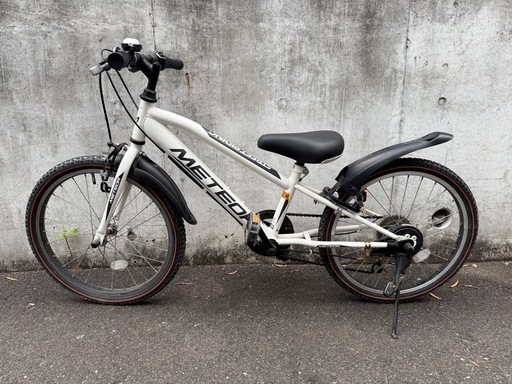 メテオストリームG ホワイト 20型ジュニアキッズ子供用自転車