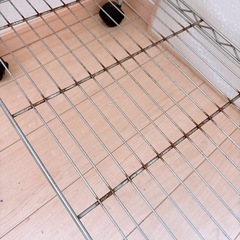 【受け渡し決定】スチールラックの画像