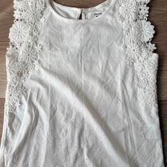 コート＋ニットワンピのセット+Tシャツ+2枚 130cm 女の子の画像