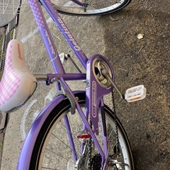 子供用自転車24インチ　ピンク色　鍵ありの画像