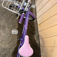 子供用自転車24インチ　ピンク色　鍵ありの画像