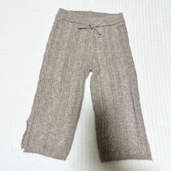 プティマイン　petit main ケーブルニットパンツ80 90 ズボンの画像