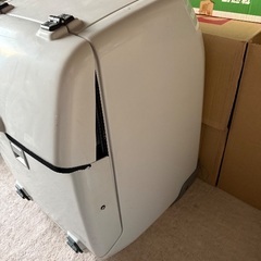 【ほぼ未使用】業務用 大型デリバリーボックス　棚付きリアボックス／ジャイロキャノピー等バイク後ろ用 大容量収納ケース フードデリバリー・出前・荷物運搬・キャンプ道具にも便利の画像