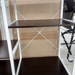 ★リユースのサカイ日立店★HJ8575  ラック ダークブラウン H82×D40×W90 クリーニング済み の画像