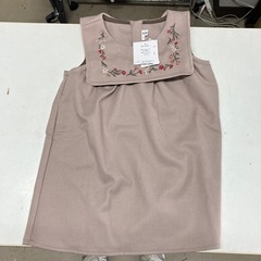 O 2512-294 おでかけワンピース　サイズ100cm 未使用品
の画像