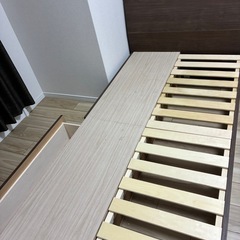 【無料】フランスベッド　シングル　引き出し付きの画像