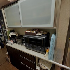 ニトリ キッチンボード アルミナ140cm  の画像