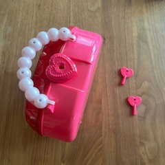 ディズニープリンセス　鍵付きバッグの画像