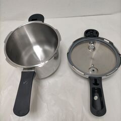 パール金属 圧力鍋 No.H-5040 ステンレス製 3.5L相当 美品 時短調理に便利な高圧低圧切替付き 使いやすい人気モデル 調理器具 キッチン用品 ガスIH対応　251211-1Tの画像