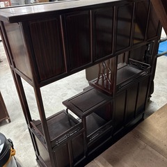 唐木の飾り棚  状態良好！の画像