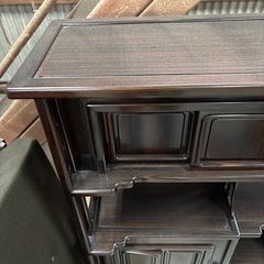 唐木の飾り棚  状態良好！の画像