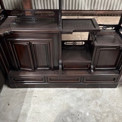 唐木の飾り棚  状態良好！の画像