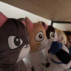 猫ちゃんぬいぐるみ(3体)の画像